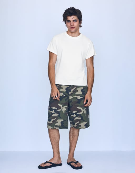 Bershka - T-shirt à manches courtes - Blanc, 2 de 4