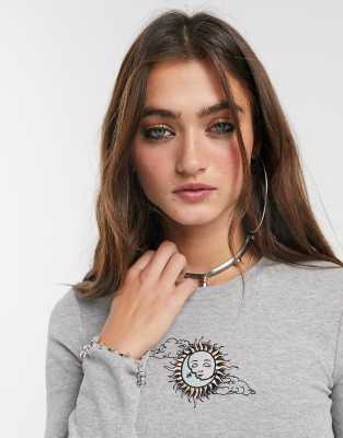 bershka magliette maniche lunghe