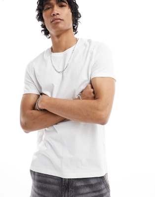 Bershka - T-shirt basique - Blanc