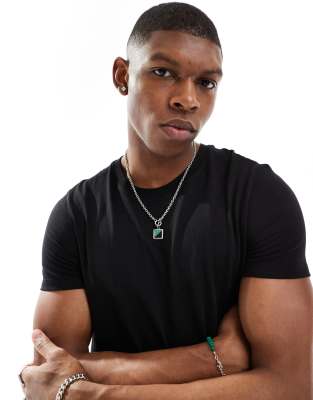 Bershka - T-shirt basique - Noir