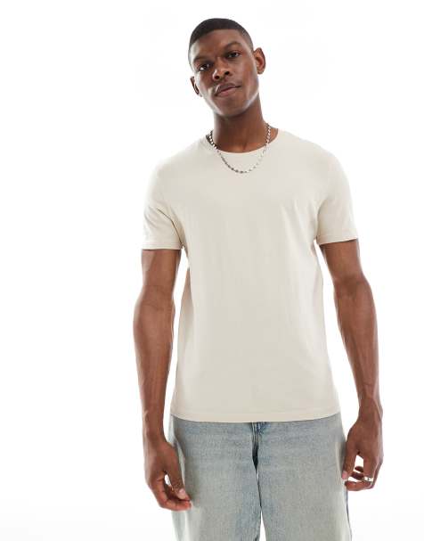 Bershka - T-shirt - Beige - view 1