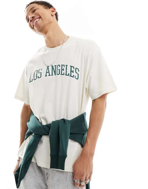 Bershka - T-shirt color cuoio con stampa 