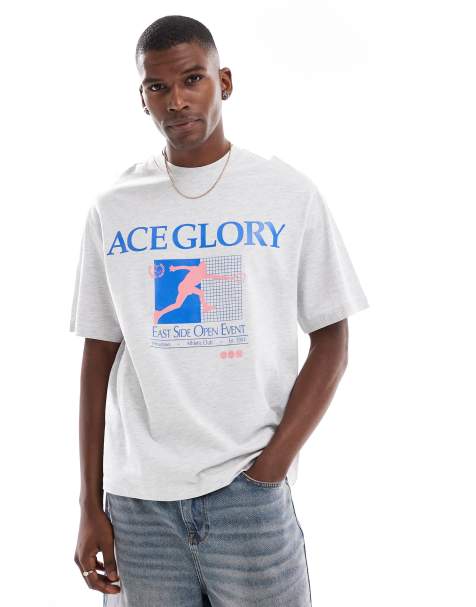 Bershka - T-shirt con stampa "Ace Glory" - view 1