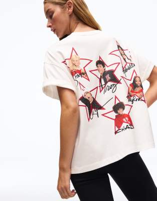 T-shirt coupe carrée à imprimé High School Musical - Blanc S