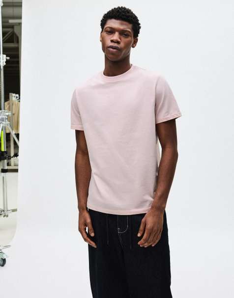 Bershka - T-shirt met korte mouwen in roze - view 1
