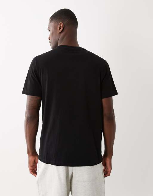 Bershka - T-shirt met korte mouwen in zwart, 3 van 5