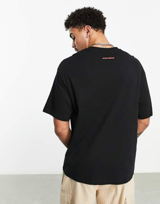 Bershka - T-shirt nera con stampa "Biggie Smalls", 4 di 4