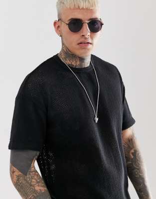 maglia a rete bershka