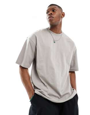 Blue 84 T-Shirt Uomo Ohio State Buckeyes Grigia Con Archi - Maglia Ufficiale Universitaria In Cotone
