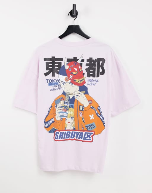 Bershka best sale anime shirt