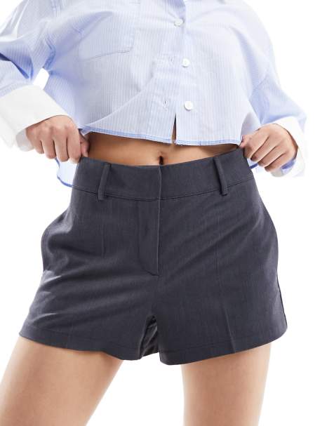 Grey shorts clearance womens