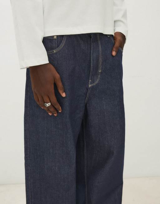 Bershka Tall - Blå superposede jeans, 4 af 6