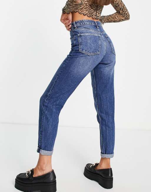 Bershka denim clearance mom jeans