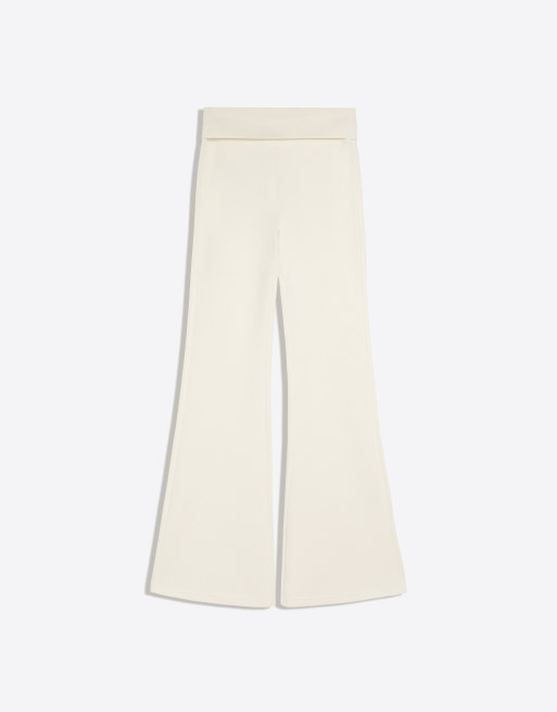 Bershka Tall pantalon évasé écru, 5 de 5