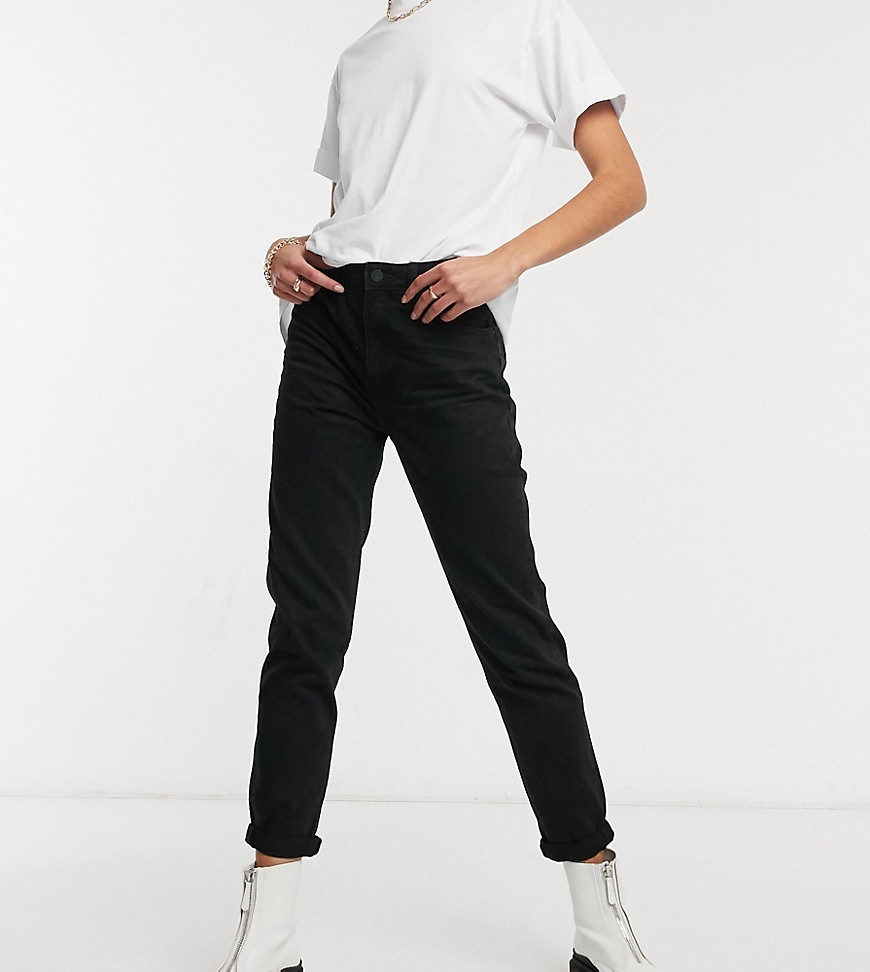 bershka -  Tall – Schwarze Mom-Jeans