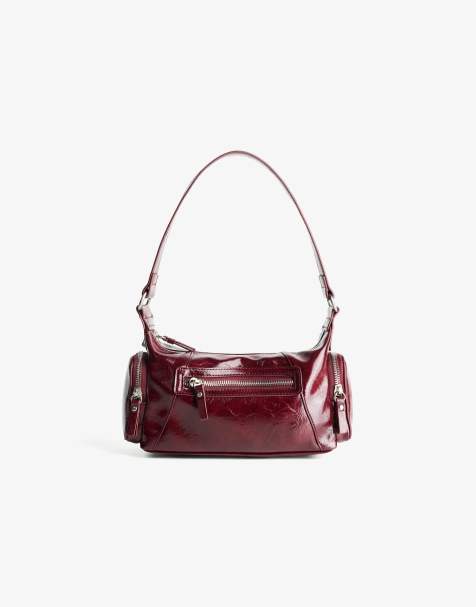 Bershka - Tas met meerdere zakken in zwart - view 1