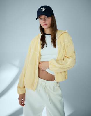 bershka-technical-hooded-jacket-in-beige-asos
