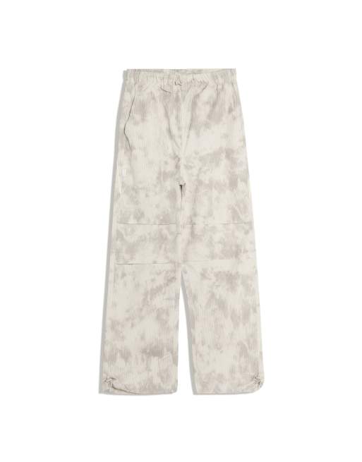 Bershka technische parachutebroek met print in zandkleur, 2 van 2