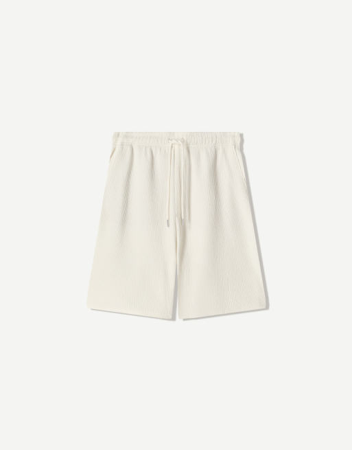 [Smoothmood] / ☆ Bedroom Shorts / white 120% Lino MEN BERMUDA - Shorts - white - Zalando.co.uk