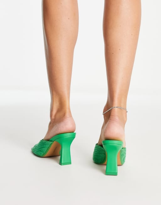 Bright best sale green heels