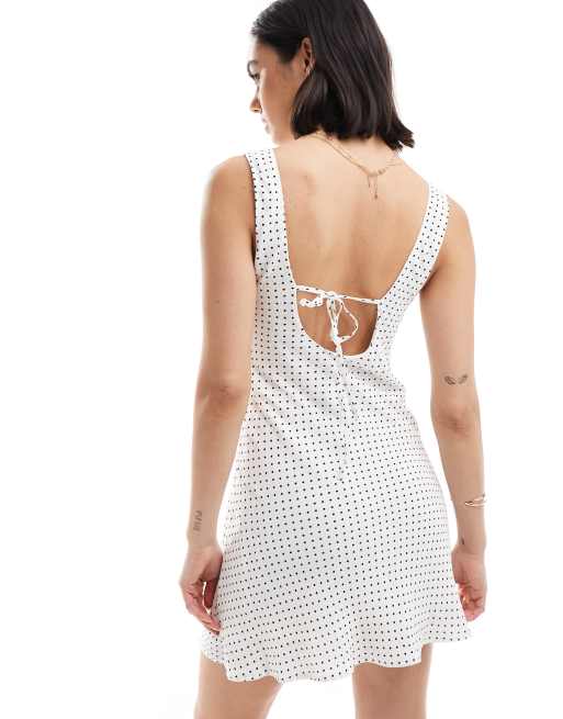 Bershka polka dot dress shop