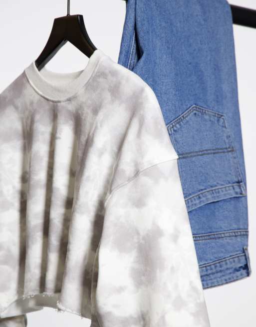 Bershka tie dye sales sweatshirt