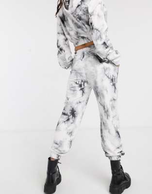 gray tie dye joggers