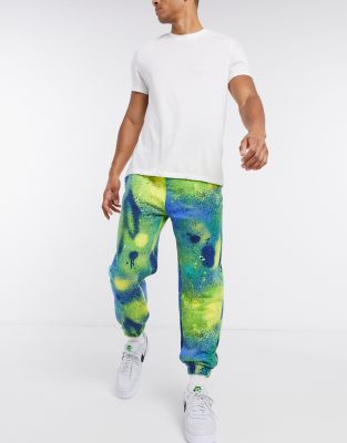 bershka tie dye joggers