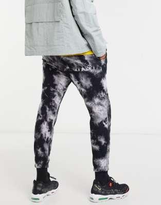 dark tie dye sweatpants