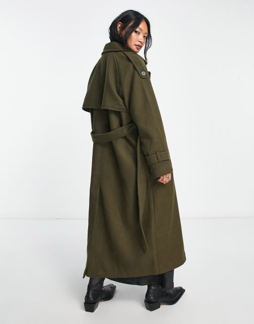 Bershka shop wool coat