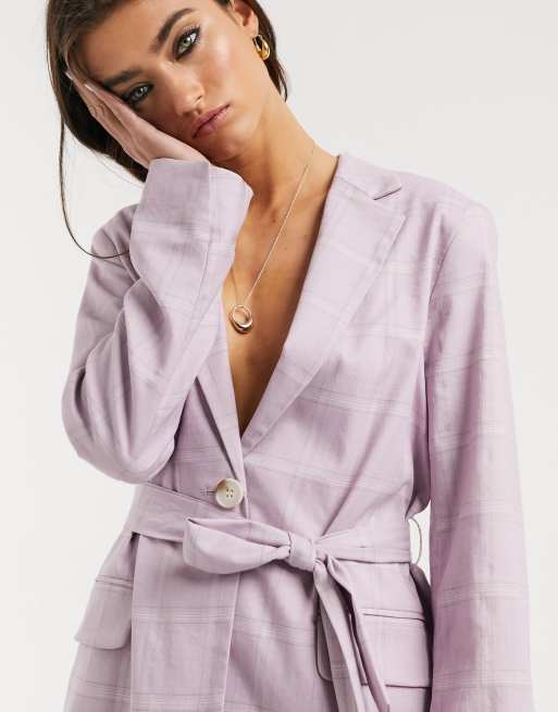 Bershka robe blazer hot sale