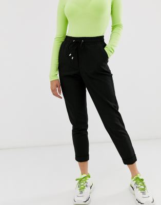 tie waist joggers