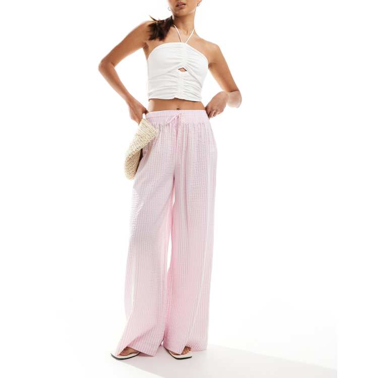 【S/E/O】 WIDE BLOOMER PANTS PINK STRIPE MUSINSA | s/e/o WIDE BLOOMER PANTS PINK STRIPE