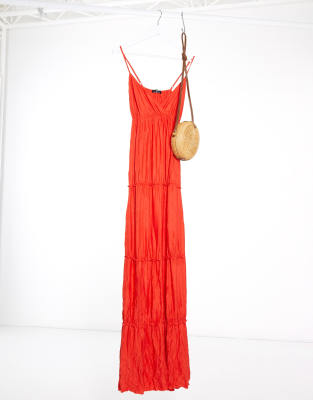 bershka red dress