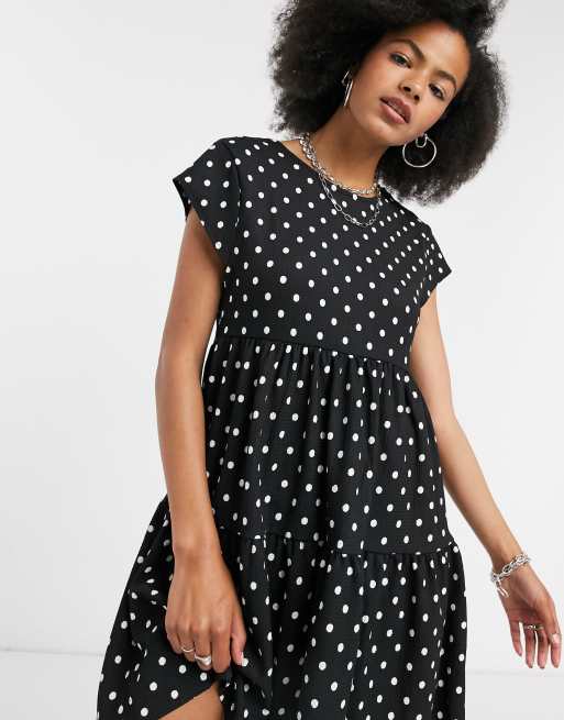 Bershka polka dot dress best sale