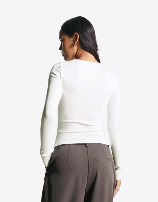 CHANDAIL MANCHE LONGUE 100% COTON - GILDAN - LCR Vêtements et Chaussures