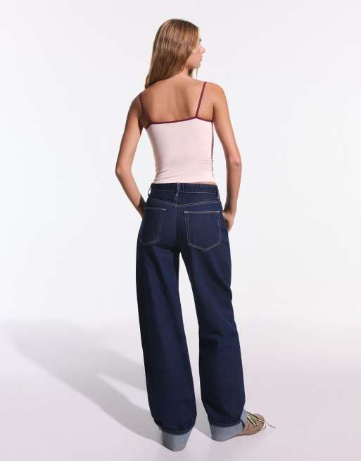 Bershka - Top met bandjes in roze, 3 van 5