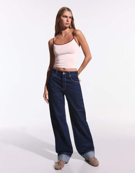 Bershka - Top met bandjes in roze, 4 van 5