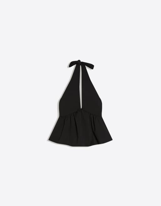 Bershka - Top nero effetto palloncino, 4 di 4