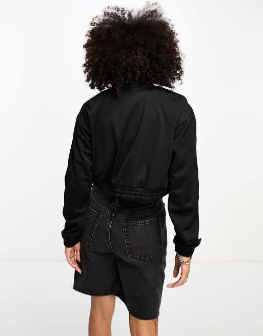 Bershka - Trainingstop met rits in zwart, deel van co-ord set, 4 van 4