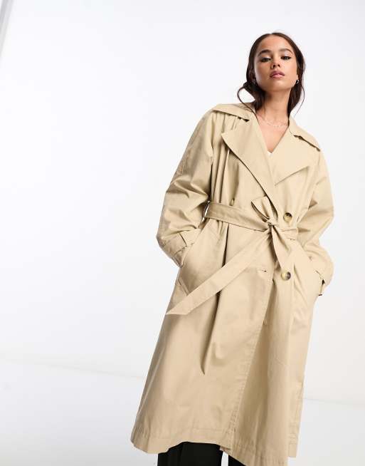 bershka manteau camel