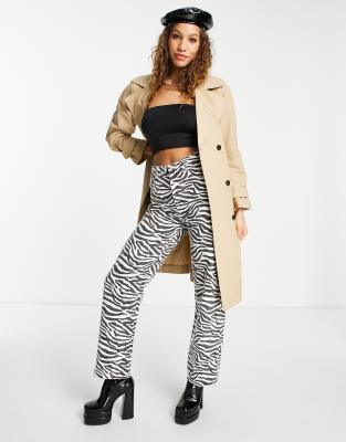 Bershka - Trench-coat classique - Beige | ASOS