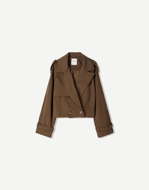 Bershka - Trench court - Marron - view 1
