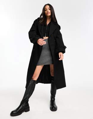Bershka wool coat clearance