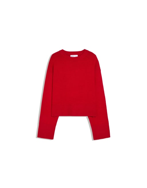 Bershka trui met ronde hals in rood, 2 van 2