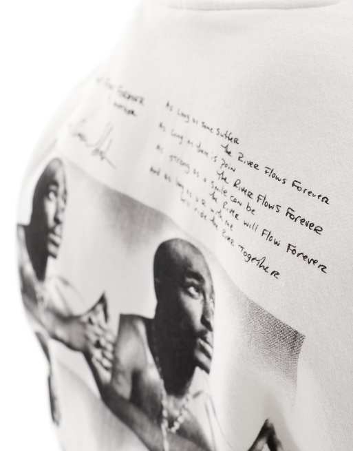 Tupac on sale hoodie white