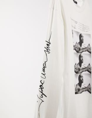 2pac t shirt bershka