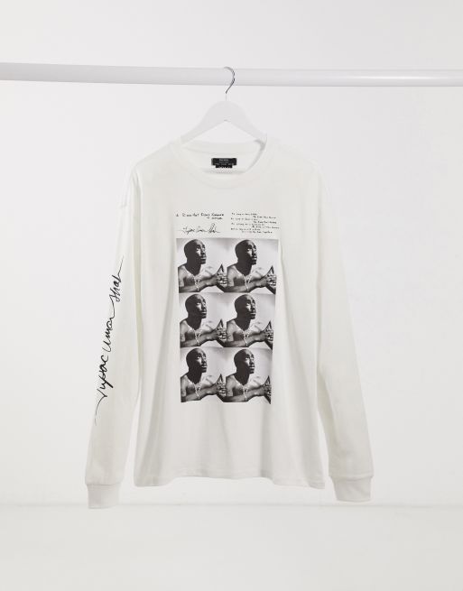 bershka t shirt tupac
