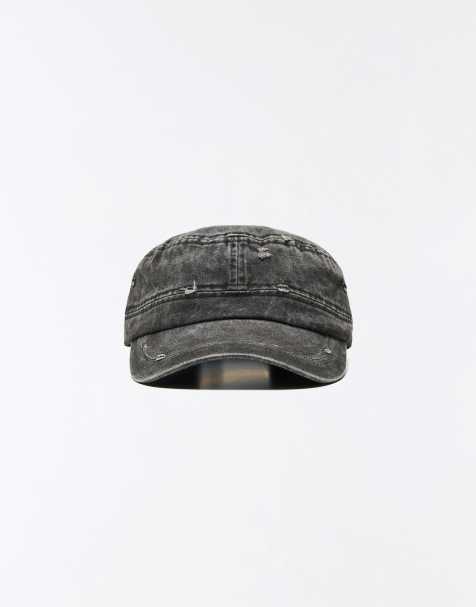 Bershka Twill cap in black - view 1