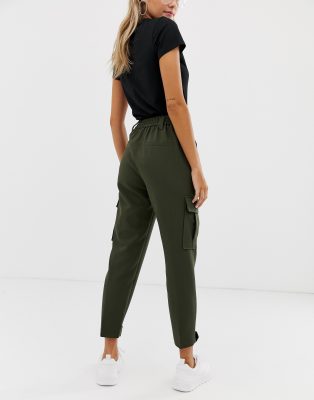 cargo pants womens bershka